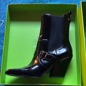 Sam Edelman Suzette Black Heeled Boots